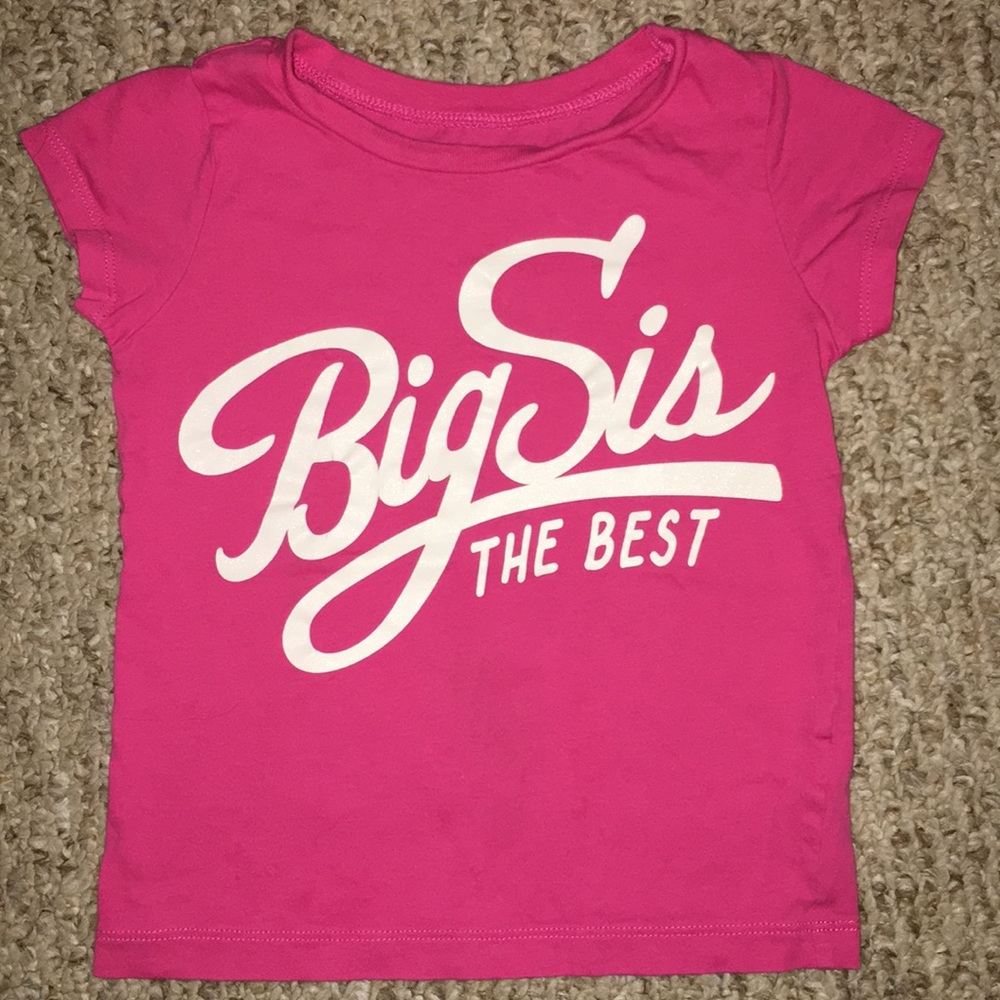 Carters Big Sister tshirt 3t